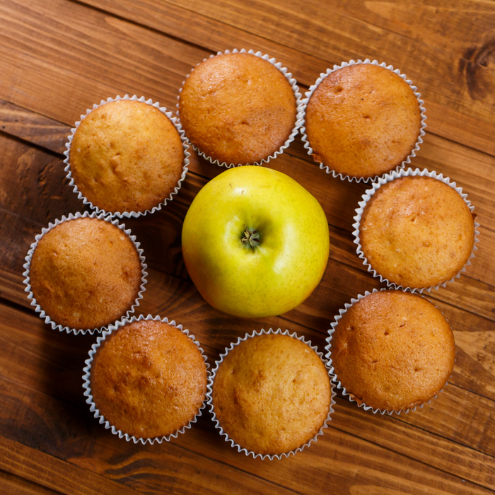 Mmmm.... Apple Upside Down Corn Muffins!