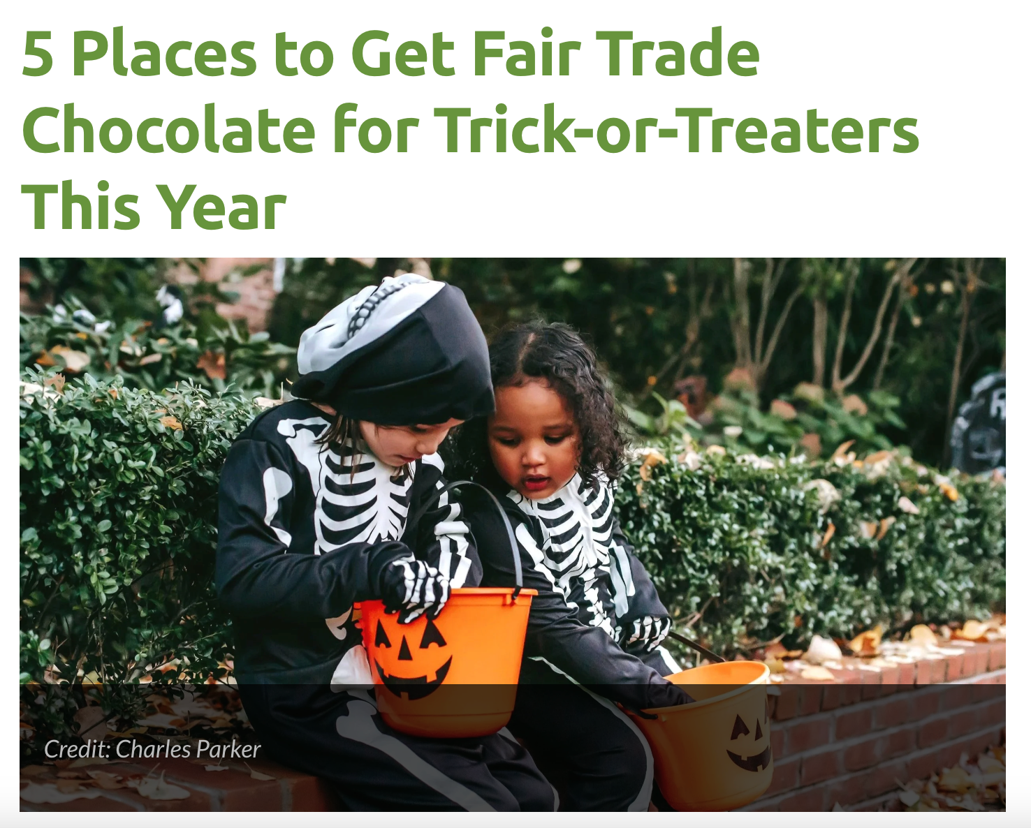 Certified Green and Fair Trade!