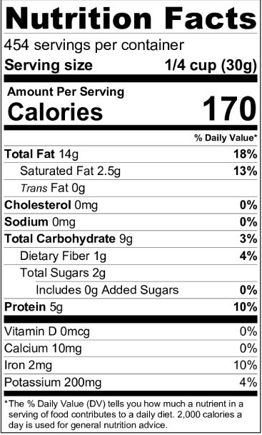 Organic Whole Cashews, Roasted/No Salt, Fair Trade