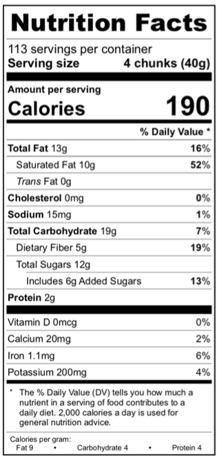 Chunks of Energy - Organic Coconut Fig
