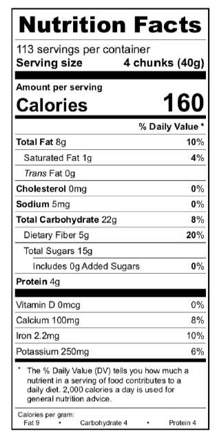 Chunks of Energy - Organic Date Flax Turmeric