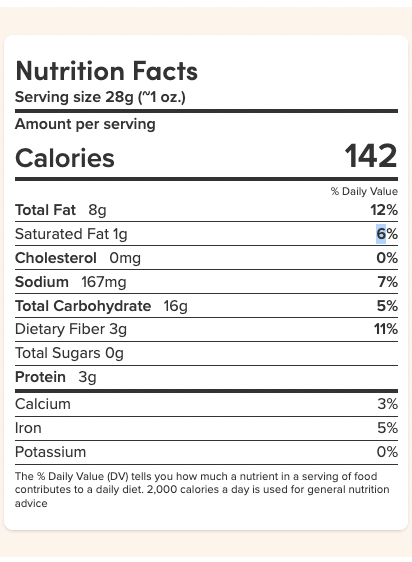 Corn Chips w/Flax Seed